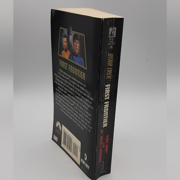 Star Trek: First Frontier Diane Carey Dr. James Kirkland Novel Paperback 1995 - Picture 2 of 6